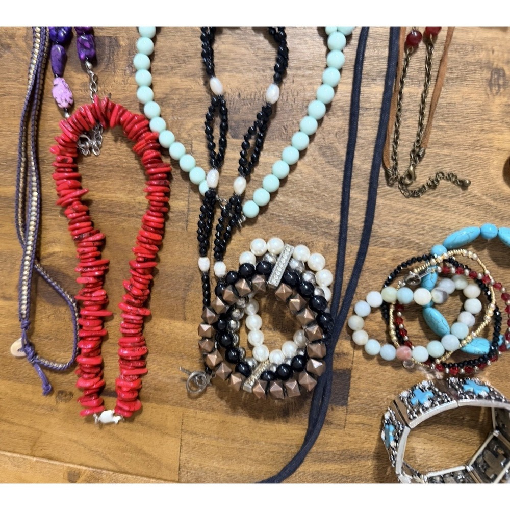 3‎ LBS Jewelry Vintage Modern 93 Pieces Necklace Earrings Bracelet - Picture 10 of 16